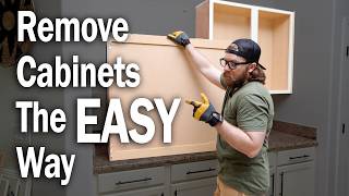 How To Remove Cabinets From Wall