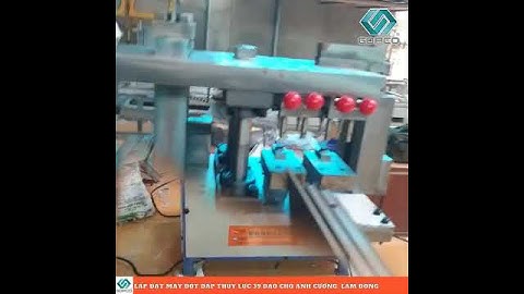 Lắp Đặt Máy Đột Dập Thủy Lực 39 Dao Cho Anh Cường, Lâm Đồng