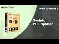 Split Large PDF file into Multiple Files or Pages With SysInfo PDF Splitter Software