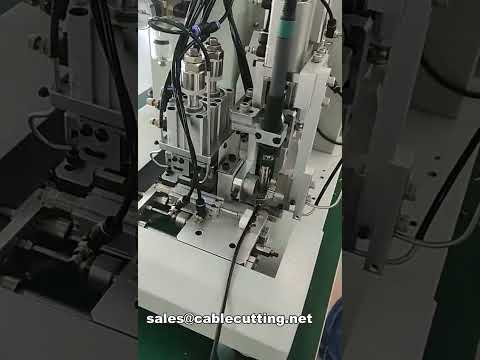 Automatic USB Data Charge Cable Wire Connector Making Machine for Cutting, Stripping, Welding, and Soldering