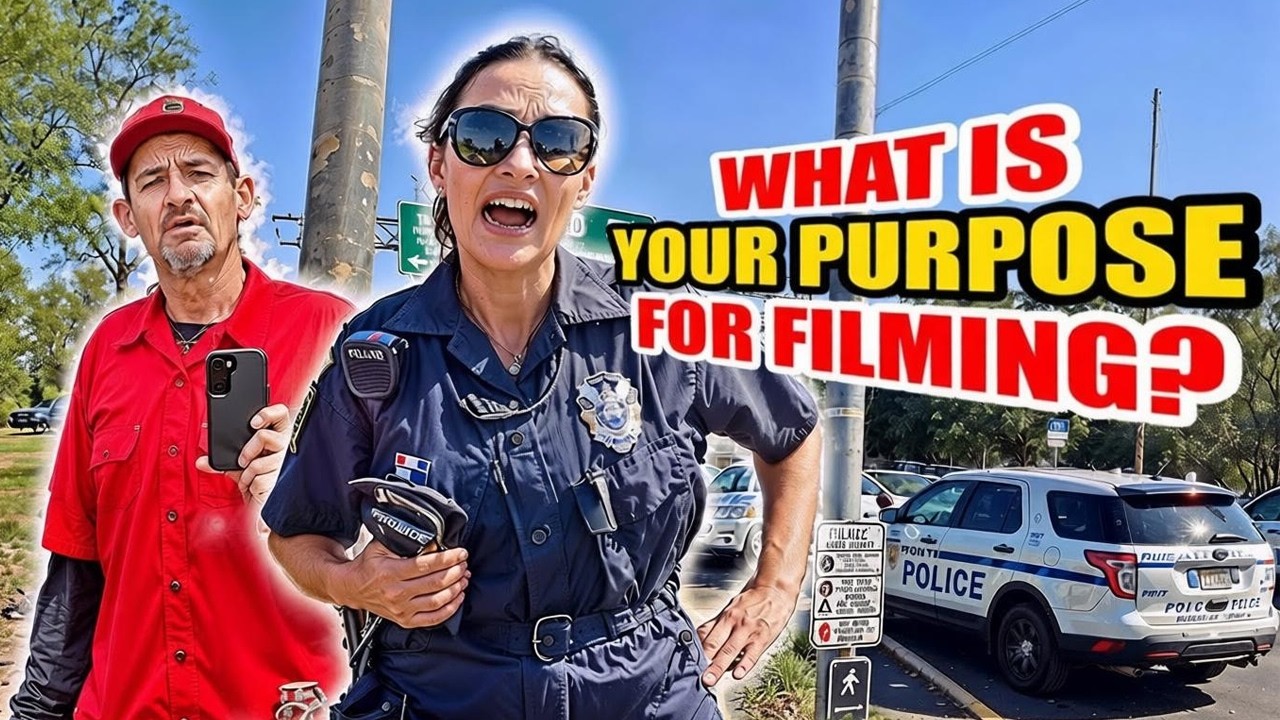 Police Try to Arrest Man Over Political Sign — First Amendment Audit ...