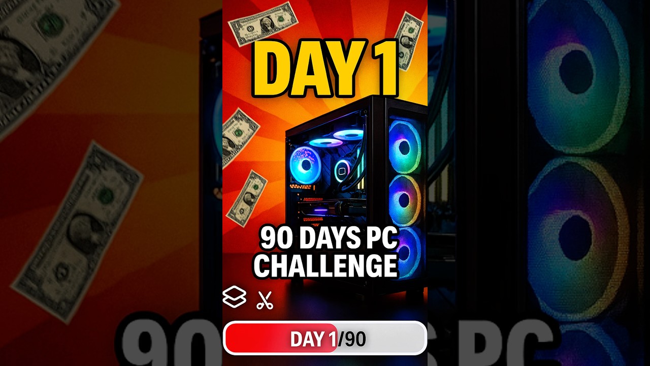 Day 1 -90 DAYS PC CHALLENGE #trending #challenge #edit  ￼