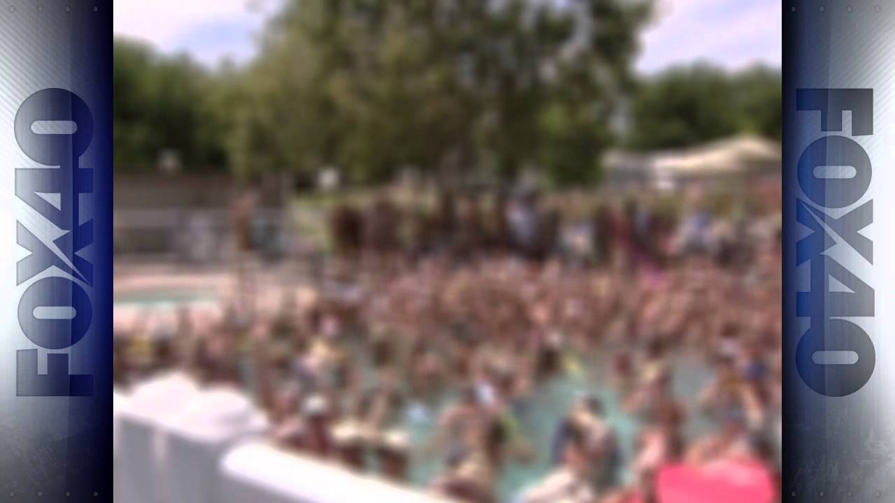 FOX40: Skinny Dipping World Record Attempt - YouTube