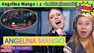 ANGELINA MANGO - La Noia (Acoustic) | Italy 🇮🇹 | #eurovisionalbm | FILIPINA REACTS