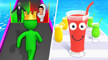 Giant Rush 🆚 Juice Run🌻🧿🌺🌈Max Levels Walkthrough Android IOS Update Gameplay 2999