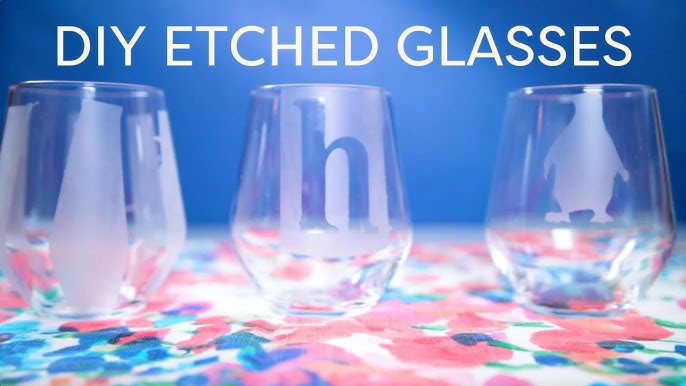 Coloring etched glass – Silhouette tutorial - More Than Thursdays