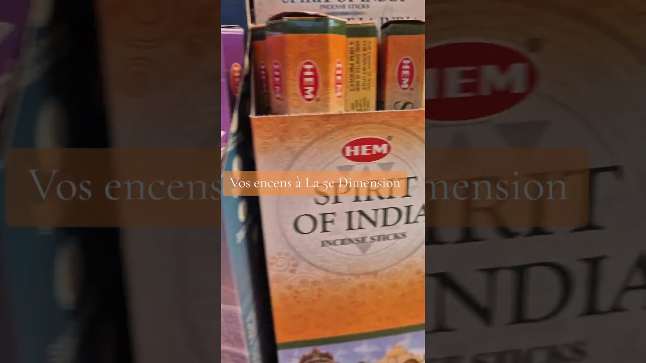 Le choix des encens à la boutique La 5e Dimension 💎