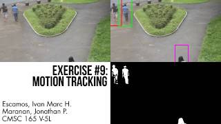 Motion Tracking - CMSC 165 Exercise #9