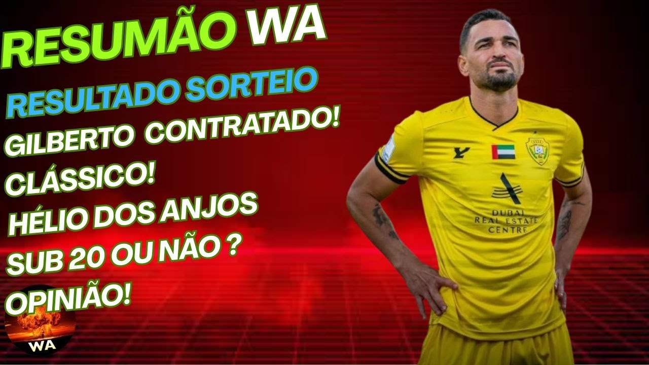 GILBERTO CONTRATADO, CLÁSSICO, STJD, SUB 20, HÉLIO, OPINIÃO 