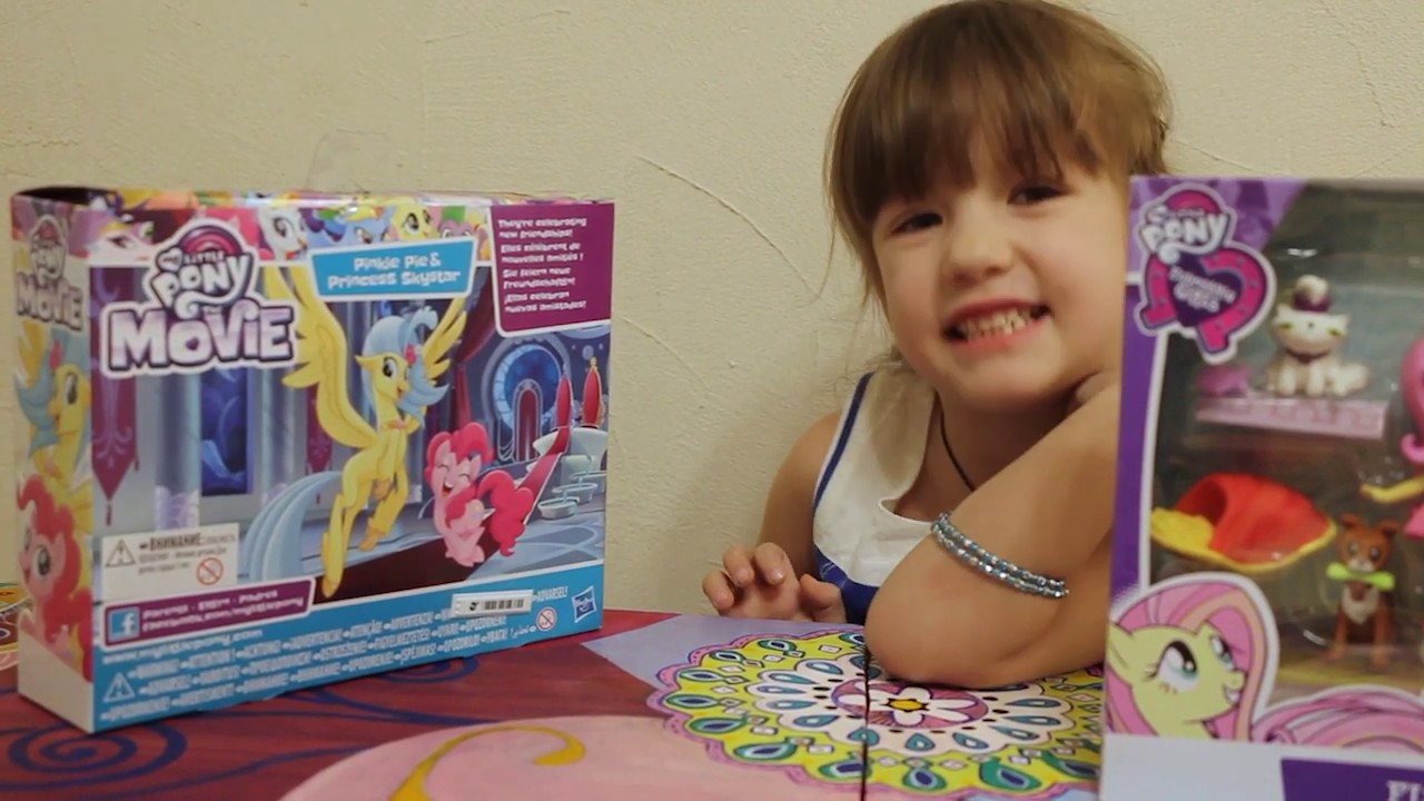 Обзор наборов My Little Pony,Equestria Gerls,Пинки Пай с Скайстар,Флатершай с питомцами