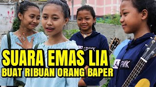 Sudah tak di ragukan lagi suara emas Lia pengamen tanjung duren grogol