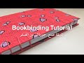 Bookbinding Tutorial / Hard cover book - طريقة صنع جورنال من الصفر