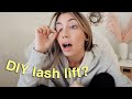 I tried an AT HOME LASH LIFT...by myself...here's what happened