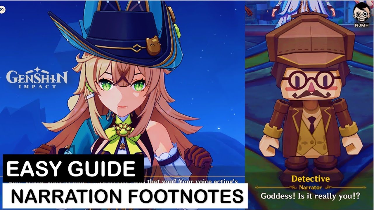 [Easy Guide] Narration Footnotes World Quest | Genshin Impact - YouTube