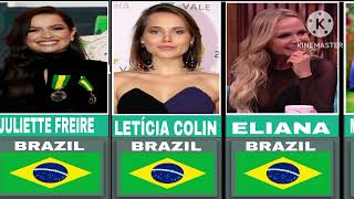 Top 10 Most Beautiful Brazilian female singers part-2 || World Bio Tube