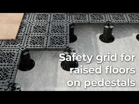 PP level GRID: Safety Grid for Raised Floors on Pedestals