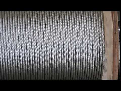Anti rotation wire rope
