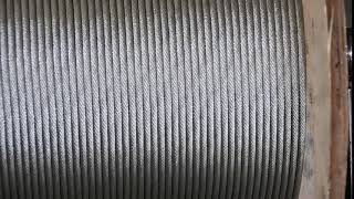 Anti rotation wire rope