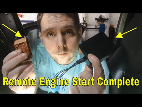 Car remote engine start install