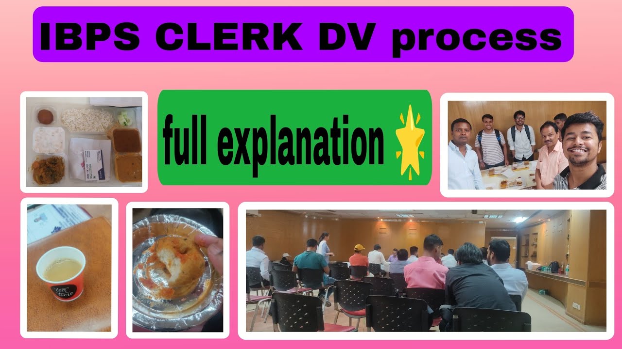 DV process of IBPS clerk | Pnb clerk 