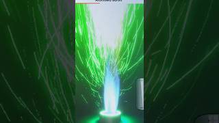 boron gives (green colour flame) when we burn it☣️☣️