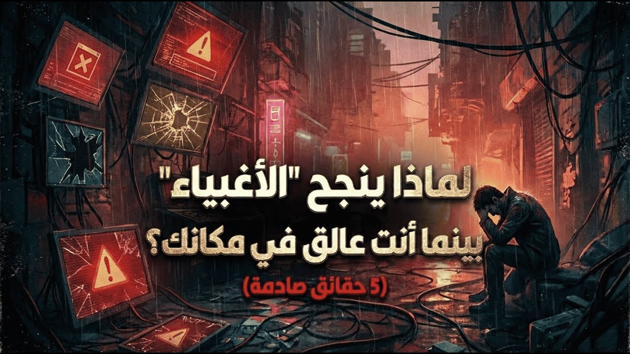 لماذا ينجح 'الأغبياء' بينما أنت عالق في مكانك؟ (5 حقائق صادمة) 📉🧠