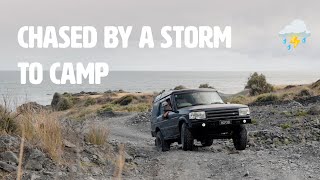 Solo 4WD trip to my favourite North Island campsite - chased by a storm!