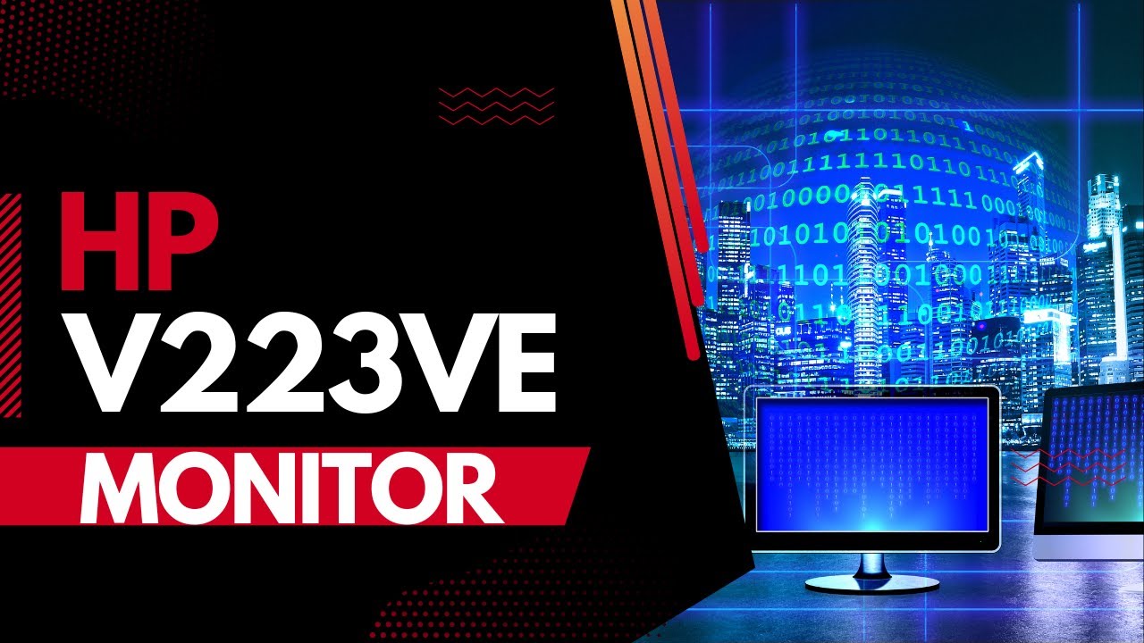 HP V223ve Monitor typically large and heavy devices