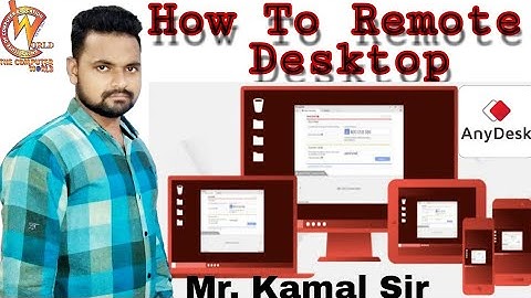 How to remote desktop of two computer (kamal sir and editing by Ayub khan )