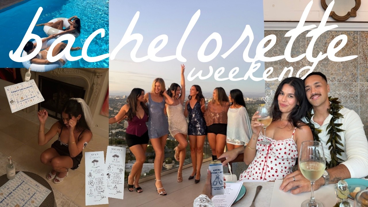 my bachelorette weekend 👰‍♀️🍸⭐️