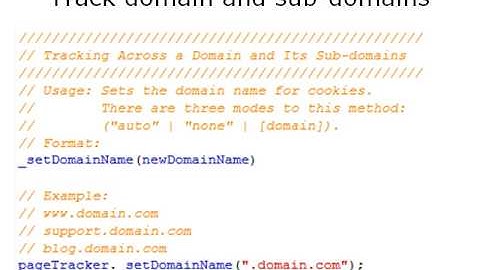 Advanced JavaScript Tweaks in the Google Analytics Module for Drupal 6.x