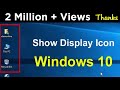 Desktop icon not showing in PC window//hide and unhide//delete and undeleteable files windows 10/8/7