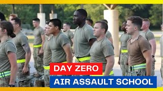 U.S. Servicemembers start day zero at The Sabalauski Air Assault School