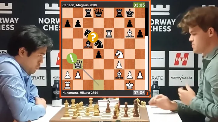 🎦 Magnus Carlsen vs Hikaru Nakamura || Norway Chess 2024  #hikarunakamura #magnuscarlsen
