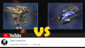 Steel Talons Titan vs Traveler-59 Devourer Tank