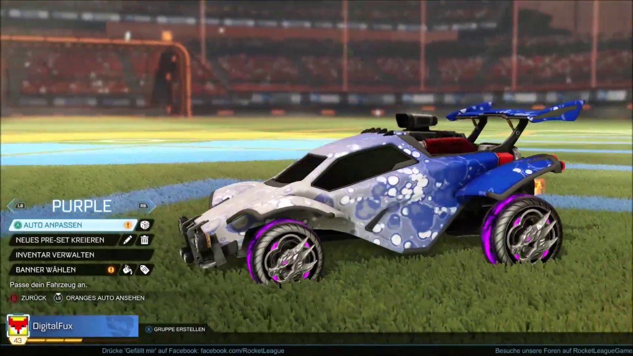 Draco Rocket League Full Set Showcase Alle Farben All Colors