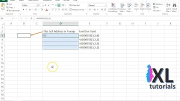 Excel Return Cell Address