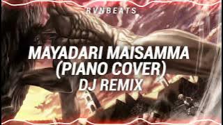 MAYADARI MAISAMMA piano cover teenmar dj remix