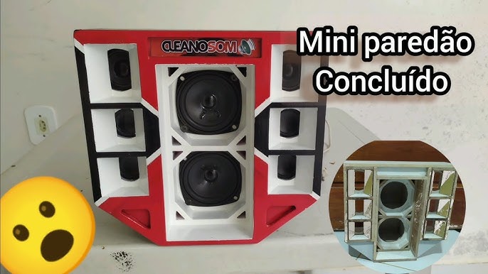 Mini paredão de papelão - (parte 4) #minireboque