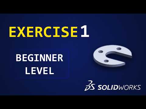 Capa de SolidWorks Practice Exercises for Beginners - Exercise 1