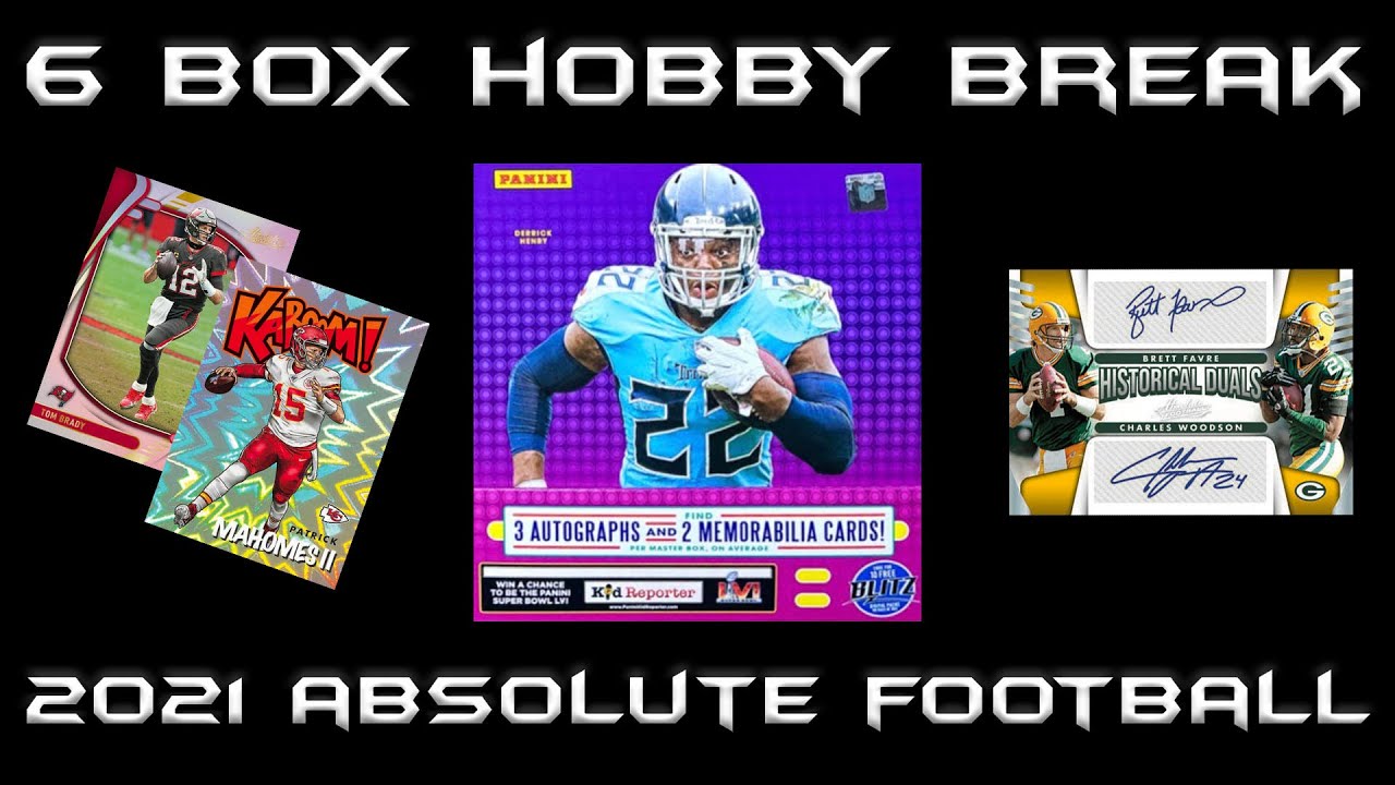 2021 Panini Absolute Football Hobby 6 Box Break