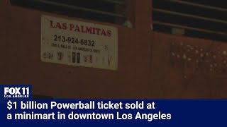 $1 billion Powerball ticket sold in Los Angeles