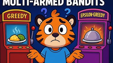 Multi-Armed Bandits Explained | Greedy vs Epsilon-Greedy | Try Try Tiger’s Food Casino!