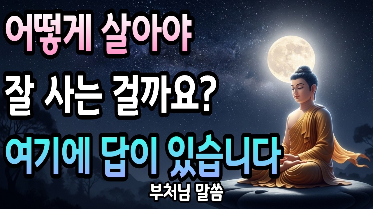 왜 열심히 살아도 마음이 허할까요 | 부처님 말씀으로 찾는 진짜 잘 사는 삶