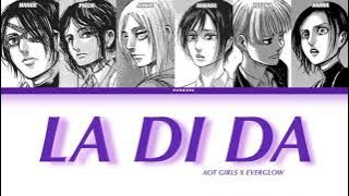 How Would Attack On Titan Girls Sing ‘LA DI DA’ By Everglow