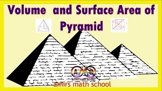 Volume and Surface Area of Pyramid|Height and Slant Height of Pyramid|Regular Pyramid|BCS|SSC.