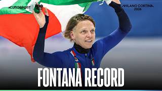 Fontana Infinita Medaglia Dargento Nei 500 Metri