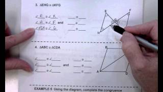 G2 Topic 9-1 Parts of Congurent Triangles
