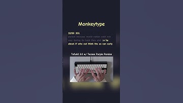 Tofu60 2.0 - 200+ WPM typing test | #typingtest #typingasmr #keyboardasmr