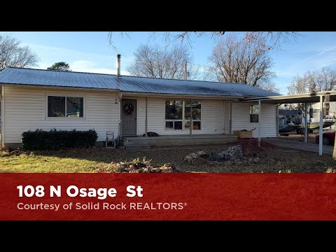108 N Osage St, Grove, OK home video tour